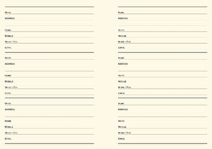 Old World Large Address Book