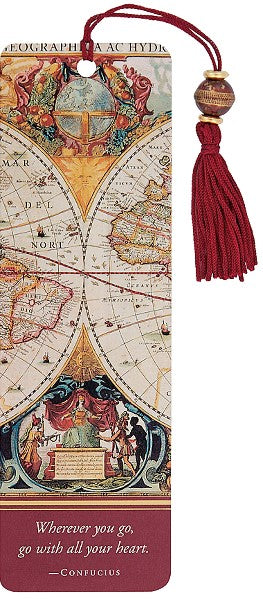 Old World Beaded Tassel Bookmark