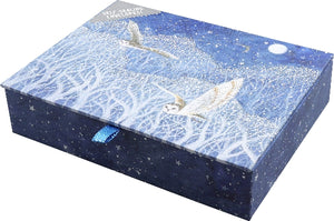 Owls In Flight Boxed Holiday Cards | Set of 20