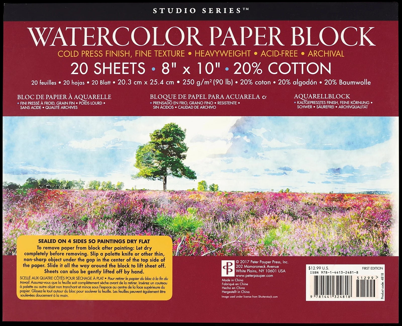 Watercolour Paper Block