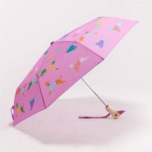 Dogs In Pink Duckhead Umbrella