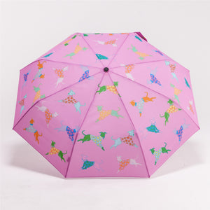 Dogs In Pink Duckhead Umbrella