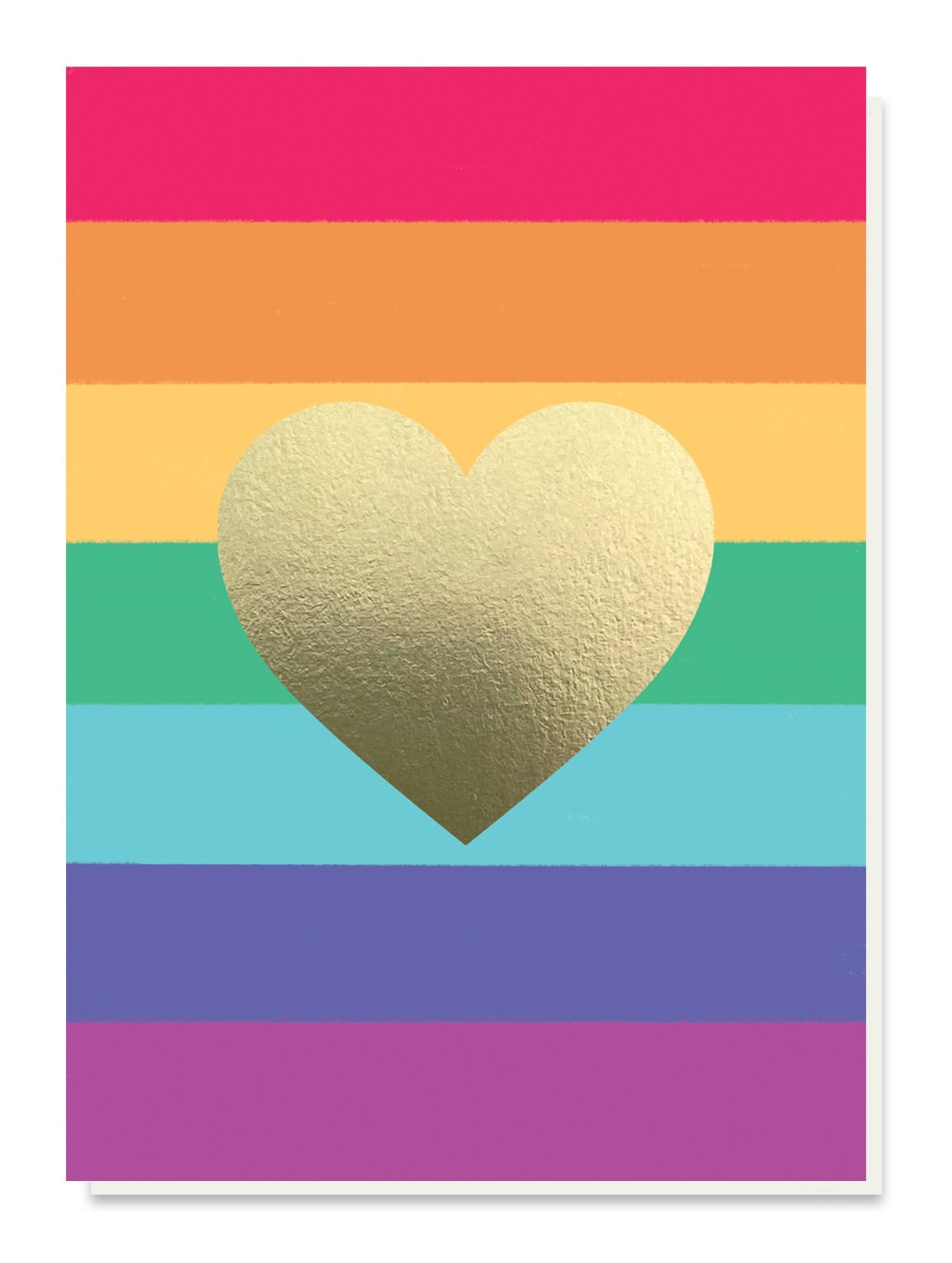 Rainbow Heart Love Card