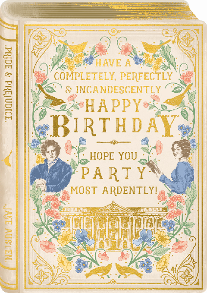 Pride And Prejudice Birthday Card