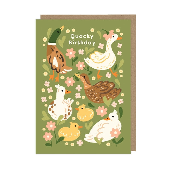 Quacky Birthday Card