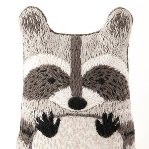 Kiriki Press Embroidery Kit | Raccoon