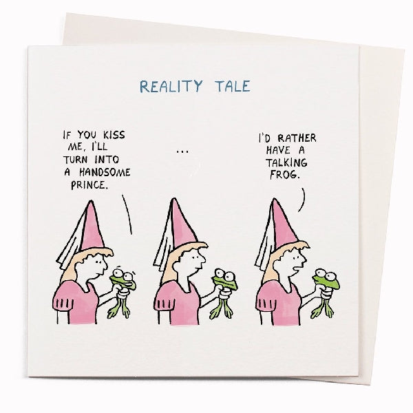 Reality Tale Blank Humour Card