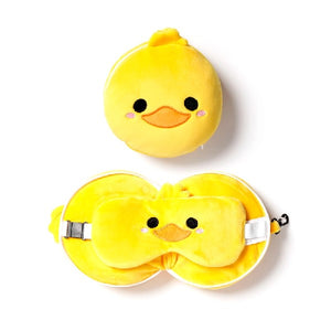 Relaxeazzz Kids & Adult Travel Pillow | Duck