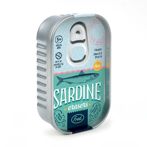 Sardines Eraser Set