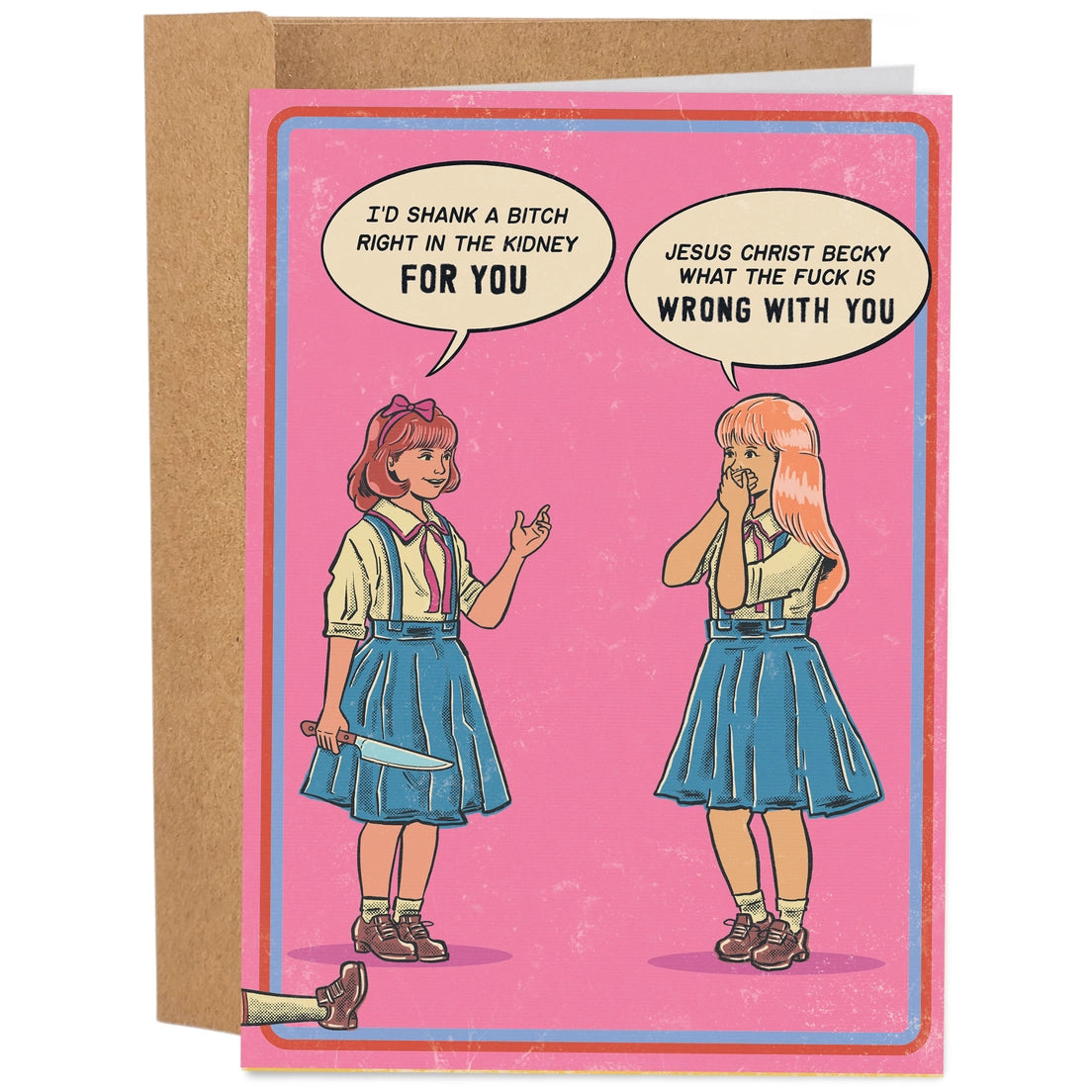 Cut A Bitch Friendship Card