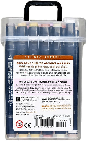 Skin Tone Dual-Tip Alcohol Markers