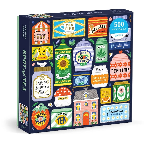 Galison 500 Piece Puzzle | Spot Of Tea