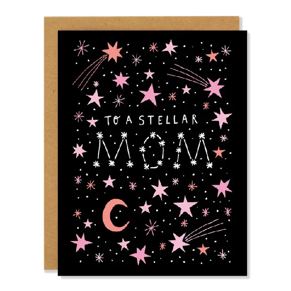 Stellar Mom Birthday Card
