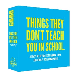 Things They Don't Teach You In School Game