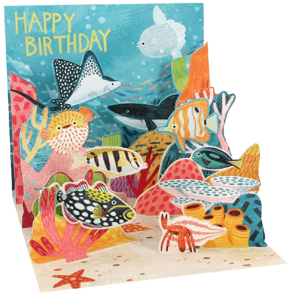 Underwater Pop-Up Birthday Card