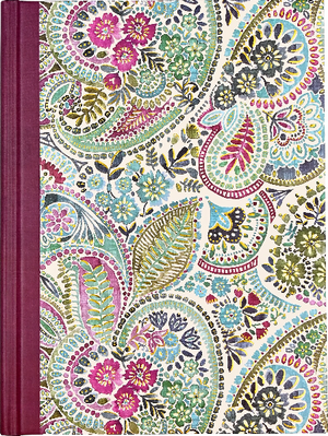 Watercolour Paisley Midsize Journal