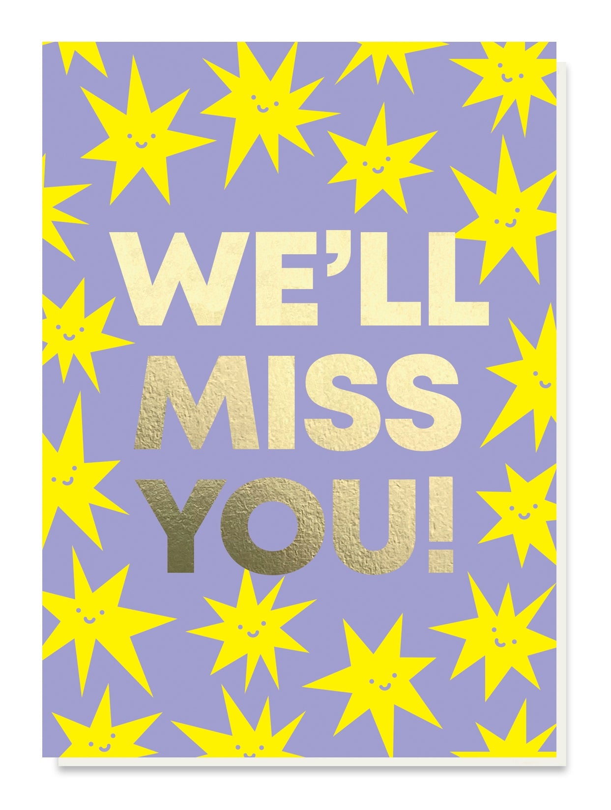 We'll Miss You Goodbye Card
