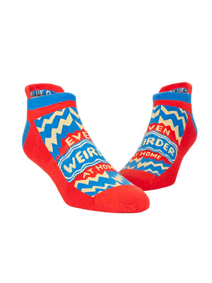 Blue Q Sneaker Socks | Weirder At Home