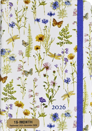 Peter Pauper 2026 16-Month Agenda | Wildflower Garden