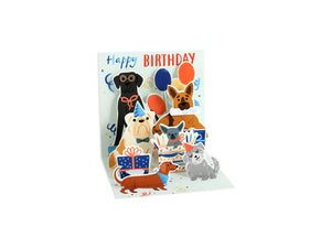 Woof Party Pop-Up Enclosure Card
