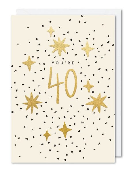 You're 40! Birthday Card