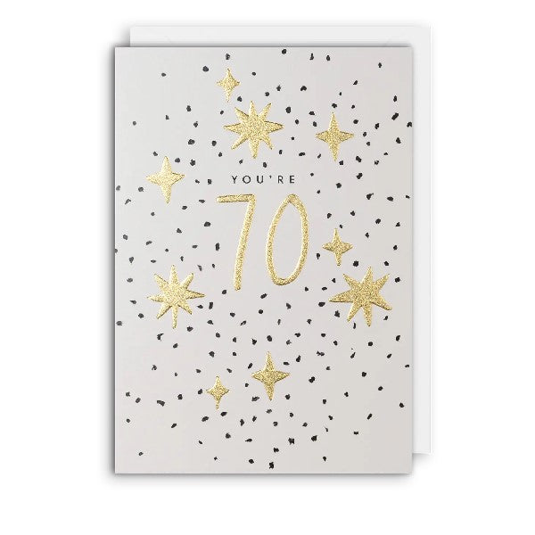 You're 70 Birthday Card
