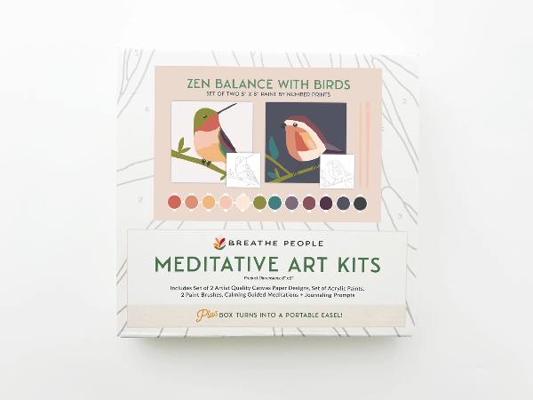 Zen Balance With Birds Paint By Number Kit
