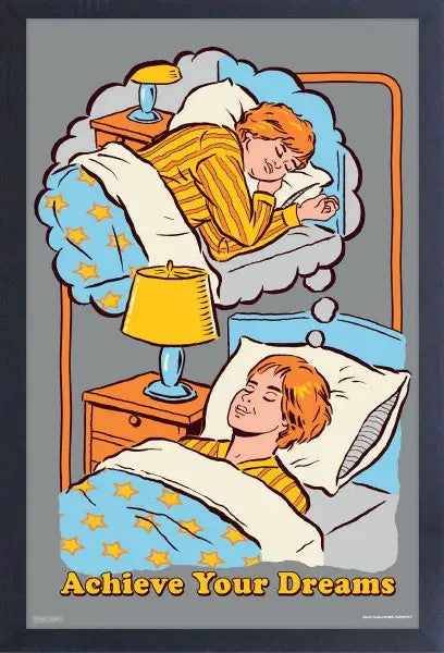 Steven Rhodes Framed Art Print | Achieve Your Dreams