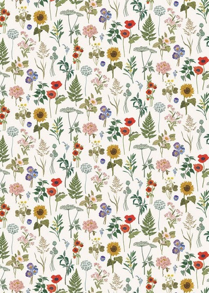 Floral Wrapping Paper Roll