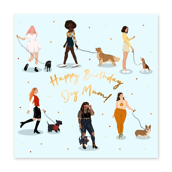 Dog Mum Birthday Card