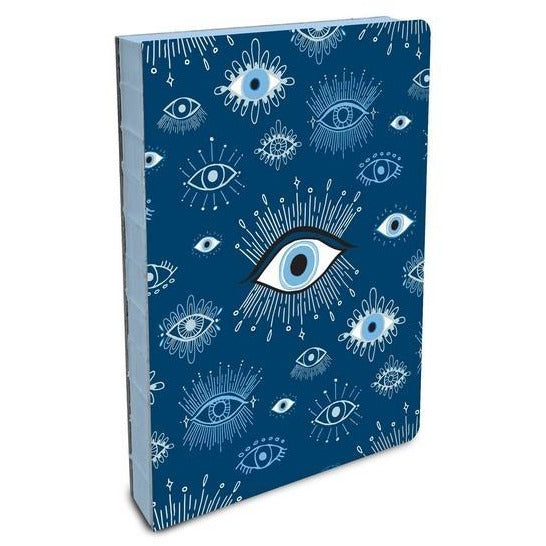 Evil Eye Compact Coptic Bound Notebook