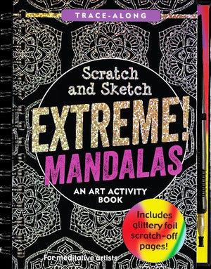 Scratch & Sketch Activity Book | Extreme Mandalas