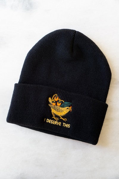 Stay Home Club Beanie | I Deserve This