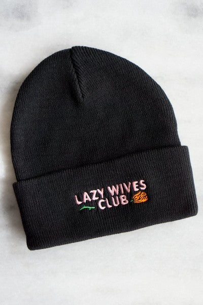 Stay Home Club Beanie | Lazy Wives Club