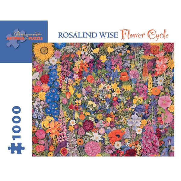 Pomegranate Puzzle Flower Cycle | 1000 Pieces | The Gifted Type