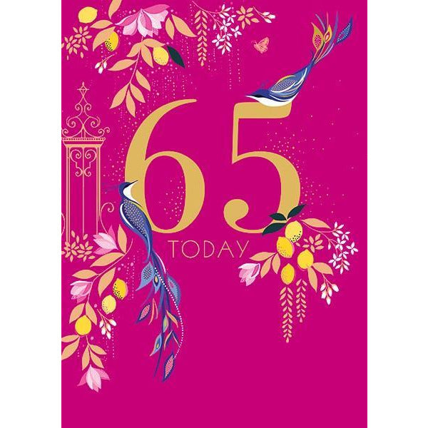 65 Today Birthday Card
