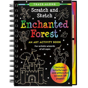 Enchanted Forest Scratch And Sketch | Activity Book | The Gifted Type