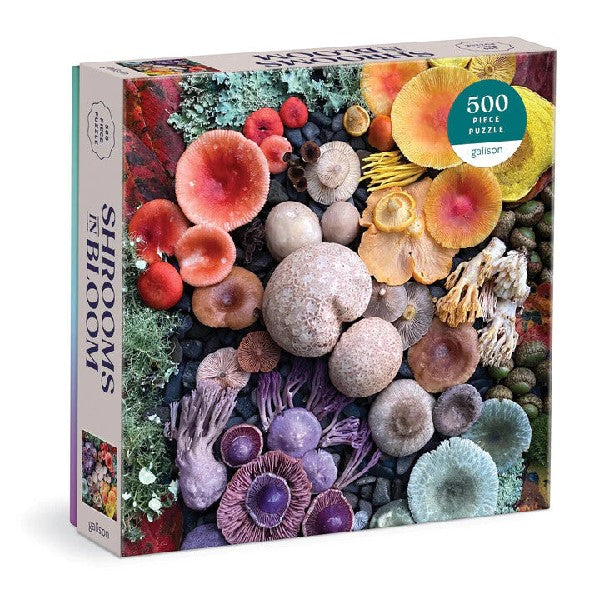Galison 500 Piece Puzzle | Shrooms In Bloom