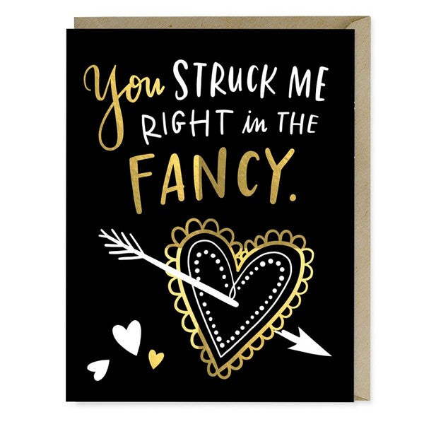 You Struck Me Love Card