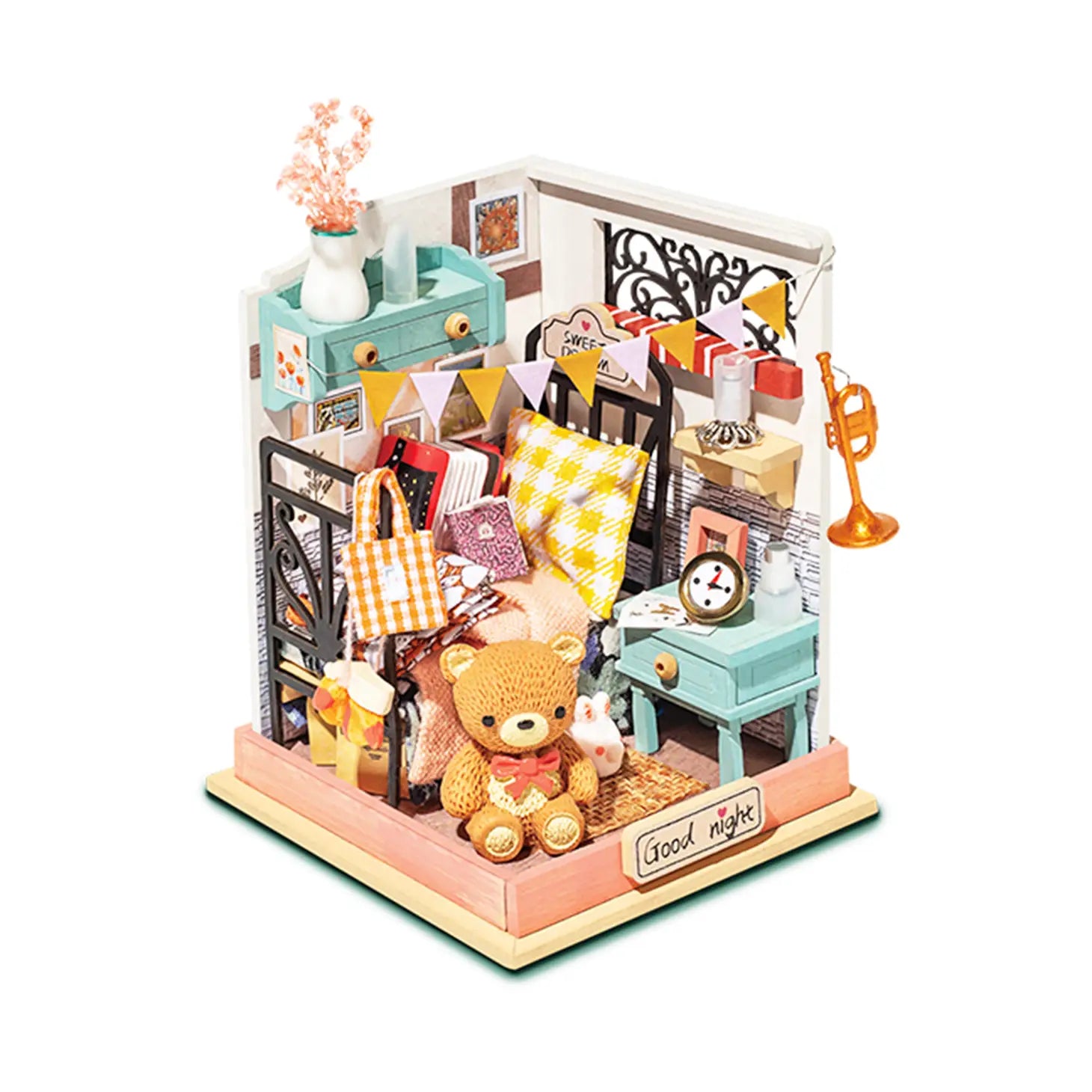 DIY Miniature House Kit | Mini Sweet Dream Bedroom